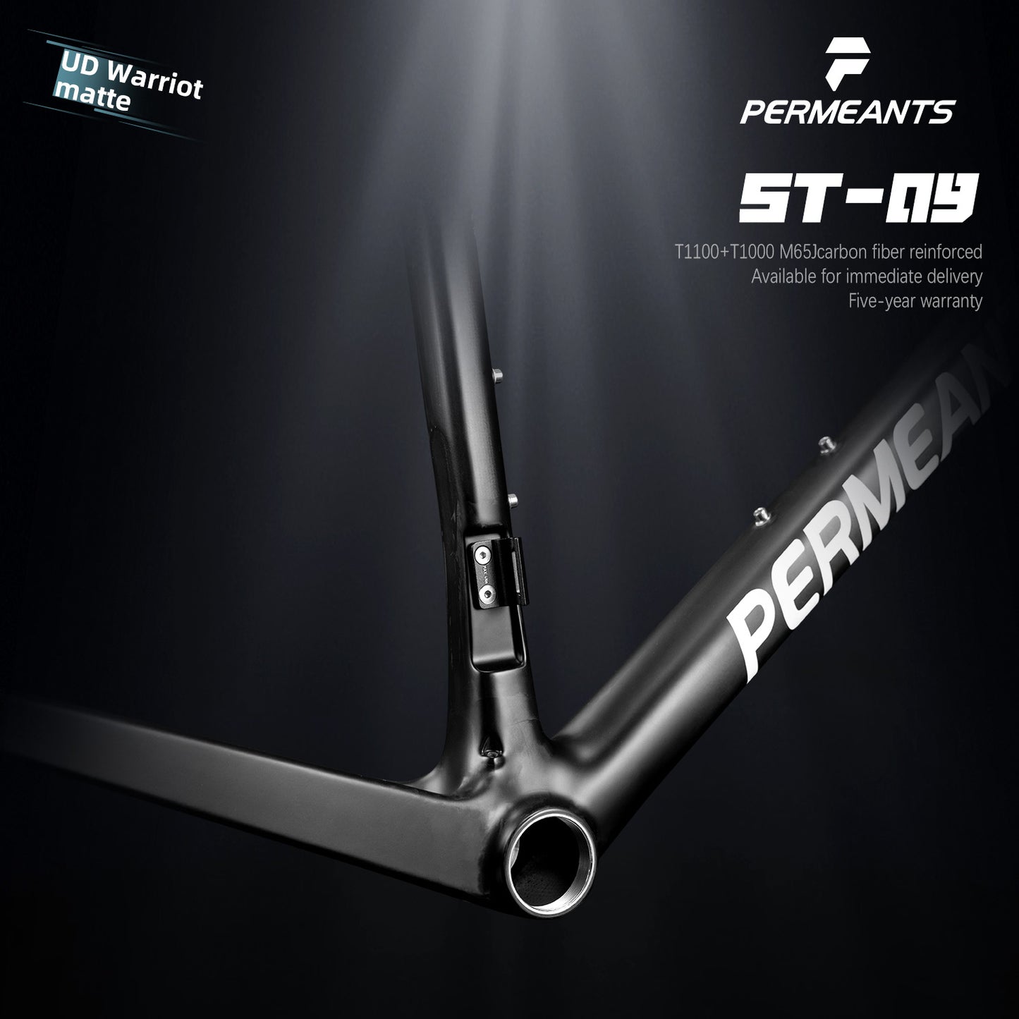 Permeants ST-09 680g Super Lightweight One-piece Road Disc Frame